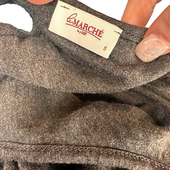 LeMarche By Naked Princess Black Halter Scoop Neck Maxi Dress Size Small - Picture 5 of 6